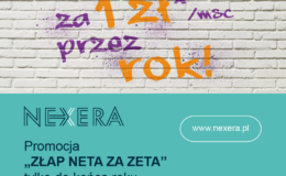 grafika informująca o promocji a Internet światłowodowy