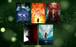 plakaty takich filmów jak: “Życzenie”, “Akademia Pana Kleksa”, “Aquaman i zaginione królestwo”, “Ferrari” i “Wonka”