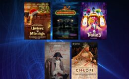 plakaty takich filmów jak: "Trolle 3", "Pięć koszmarnych nocy", "Chłopi", "Uwierz w Mikołaja", "Napoleon"
