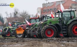 Rolnicy na ulicach Działdowa – ponad 200 ciągników