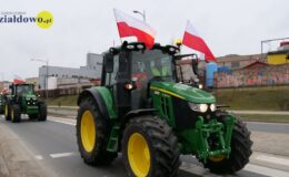 Rolnicy na ulicach Działdowa – ponad 200 ciągników
