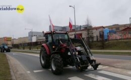 Rolnicy na ulicach Działdowa – ponad 200 ciągników