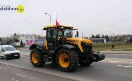 Rolnicy na ulicach Działdowa – ponad 200 ciągników