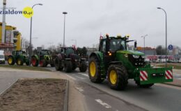 Rolnicy na ulicach Działdowa – ponad 200 ciągników