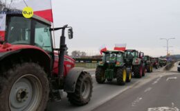 Rolnicy na ulicach Działdowa – ponad 200 ciągników