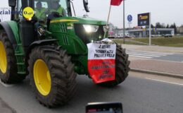 Rolnicy na ulicach Działdowa – ponad 200 ciągników