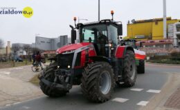 Rolnicy na ulicach Działdowa – ponad 200 ciągników