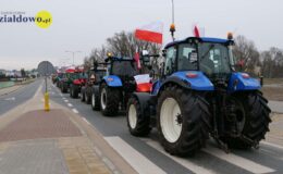 Rolnicy na ulicach Działdowa – ponad 200 ciągników