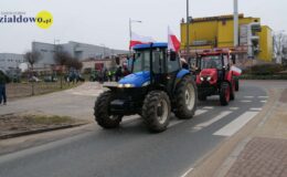 Rolnicy na ulicach Działdowa – ponad 200 ciągników