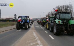 Rolnicy na ulicach Działdowa – ponad 200 ciągników