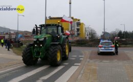 Rolnicy na ulicach Działdowa – ponad 200 ciągników