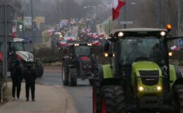 Rolnicy na ulicach Działdowa – ponad 200 ciągników