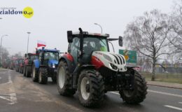 Rolnicy na ulicach Działdowa – ponad 200 ciągników