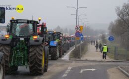 Rolnicy na ulicach Działdowa – ponad 200 ciągników