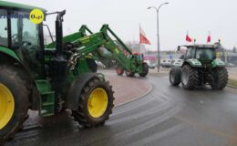 Rolnicy na ulicach Działdowa – ponad 200 ciągników