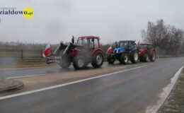Rolnicy na ulicach Działdowa – ponad 200 ciągników
