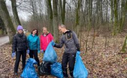 Po bieganiu było sprzątanie – 279. parkrun Działdowo