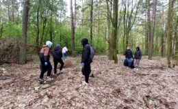 Dzień Ziemi – z tej okazji młodzież sprzątała las