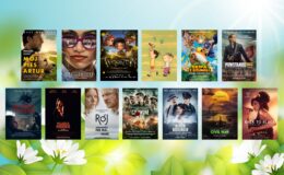 (Na zdjęciu głównym plakaty takich filmów jak:  "Mój pies Artur", "Challengers", "CIVIL WAR", „Przygody Bolka i Lolka”, "Ekipa z dżungli. Misja ratunkowa", "Powstaniec 1863", "Gniazdo Pająka", "Back to black. Historia Amy Winehouse", "WŁADCA MROKU", "Podróż do krainy jutra", "Czerwone maki", "RÓJ", "Biała odwaga")
