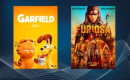 plakaty takich filmów jak: „Garfield” i „Furiosa: Saga Mad Max”