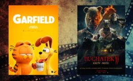 plakaty takich filmów jak: „Garfield” i „Puchatek: krew i miód 2”