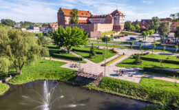 widok na zamek w Działdowie / fot. Archiwum UM)