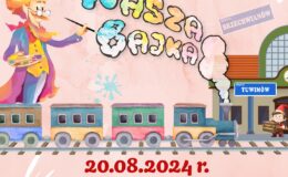 plakat informujący o zajęciach literacko-plastyczne "Nasza Bajka" dla przedszkolaków i rodziców w bibliotece