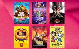 plakaty takich filmów jak: „Orzeł i reszta”, „Kicia Kocia w przedszkolu”, „Gru i Minionki: Pod przykrywką”, „Deadpool & Wolverine”, „W głowie się nie mieści 2”, „Arka Noego. Ahoj przygodo