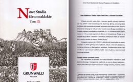 okładka i strona czasopisma "Nowe Studia Grunwaldzkie"