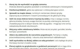 Bezpieczne grzybobranie