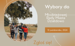 grafika informująca o Wyborach do Młodzieżowej Rady Miasta Działdowa