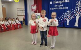 Mali patrioci z Przedszkola nr 4 świętują niepodległość