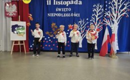 Mali patrioci z Przedszkola nr 4 świętują niepodległość