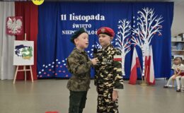 Mali patrioci z Przedszkola nr 4 świętują niepodległość