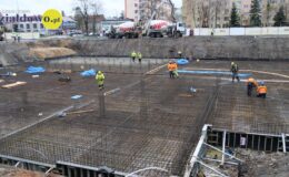 Pierwszy beton pod basen wylany