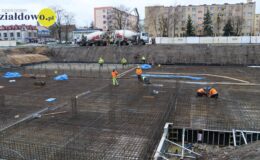 Pierwszy beton pod basen wylany