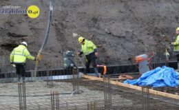 Pierwszy beton pod basen wylany