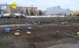 Pierwszy beton pod basen wylany