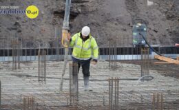 Pierwszy beton pod basen wylany