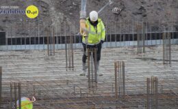 Pierwszy beton pod basen wylany