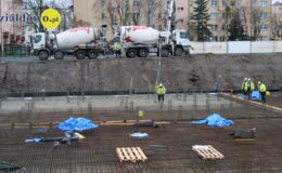 Pierwszy beton pod basen wylany