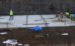 Pierwszy beton pod basen wylany