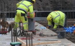 Pierwszy beton pod basen wylany