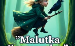 plakat informujący o widowisku „Malutka Czarownica”