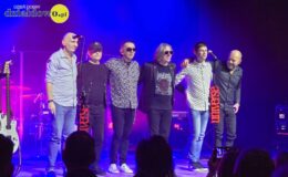 grupa muzyków zespołu "Universe" występuje na scenie MDK w Działdowie
