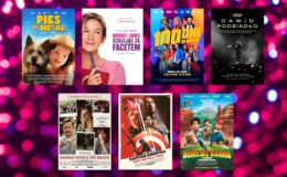 plakaty filmowe takich filmów jak: "Pies na medal", "Kapitan Ameryka: Nowy wspaniały świat", "Bridget Jones: Szalejąc za facetem", "Dawid Podsiadło - Zapis Koncertu 360 ze Stadionu Śląskiego w Chorzowie", "Dzielna banda i tajemnica zaginionego wujka", "Innego końca nie będzie, 100 dni do matury"