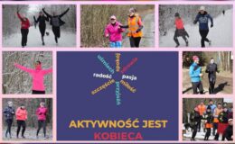 plakat parkrun Działdowo - Aktywność jest kobieca
