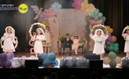 Roztańczone przedszkolaki na scenie MDK