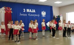 Upamiętnienie rocznicy uchwalenia Konstytucji 3 Maja. Przedszkole nr 4