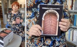 Elżbieta Zakrzewska ze swoja najnowszą książką